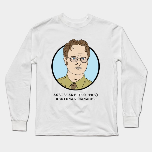 Assistant To The Regional Manager Long Sleeve T-Shirt by The_Black_Dog